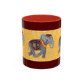 Elephant Mandala Accent Coffee Mug – 11/15oz Decorative Tea Cup